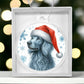 Christmas Dog - Blue Lacy - Acrylic Ornament