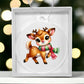Cute Christmas Reindeer 008 - Acrylic Ornament