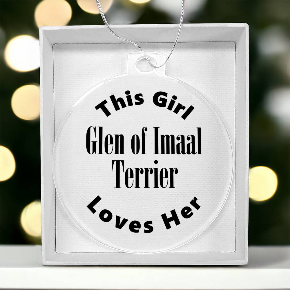 Glen of Imaal Terrier - Acrylic Ornament