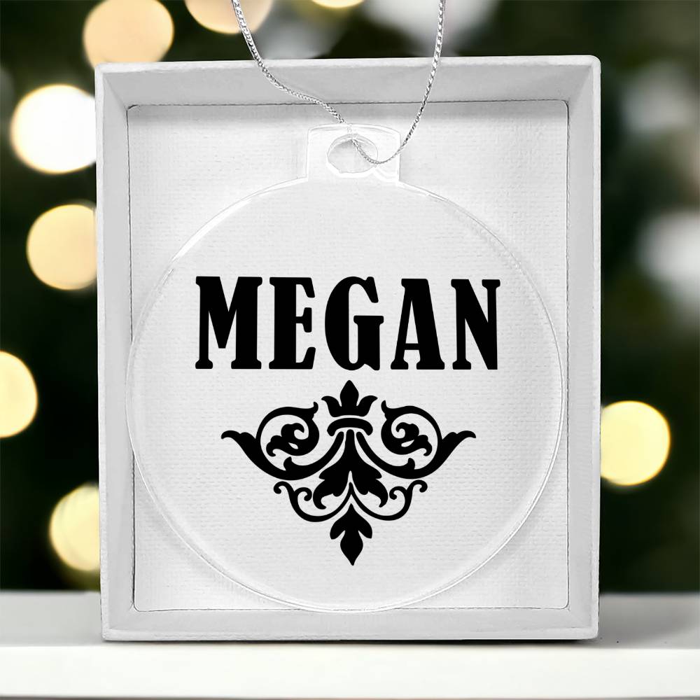 Megan v01 - Acrylic Ornament