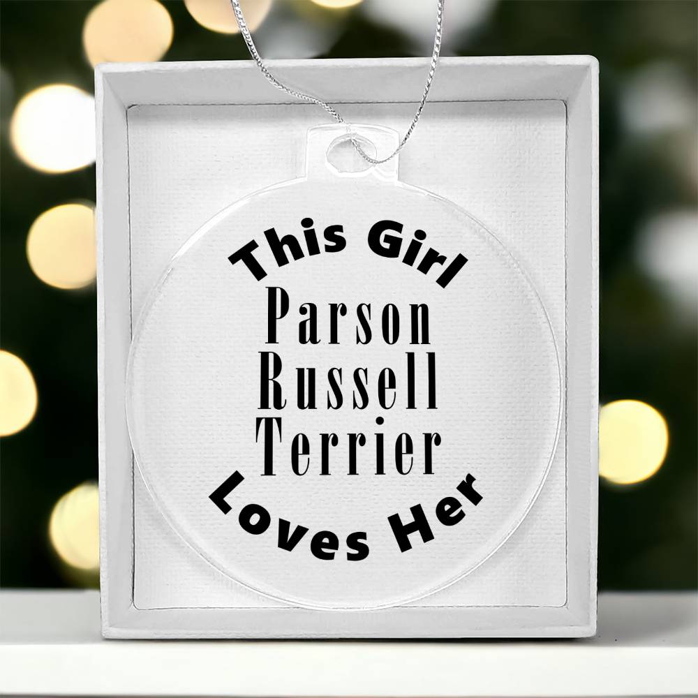Parson Russell Terrier - Acrylic Ornament