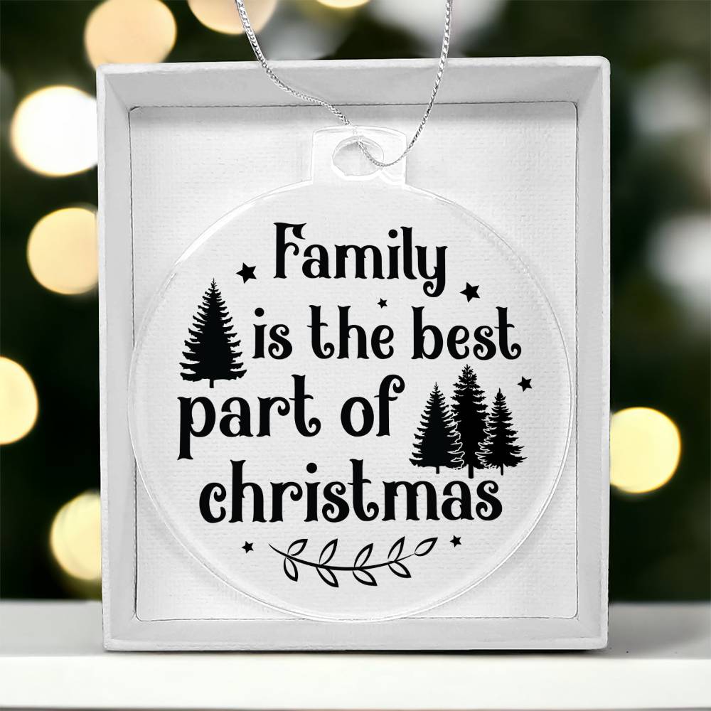 Family Christmas 008 - Acrylic Ornament
