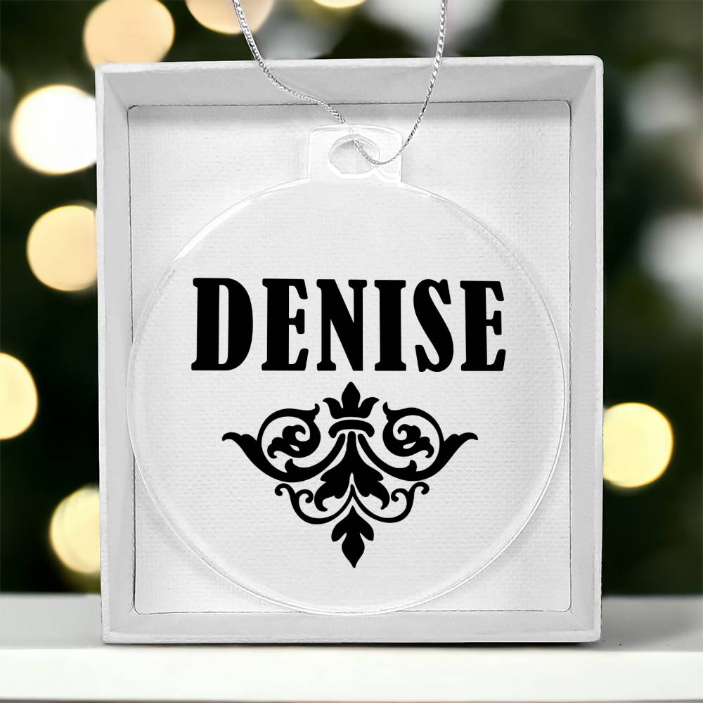Denise v01 - Acrylic Ornament