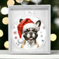 Christmas Dog - French Bulldog - Acrylic Ornament
