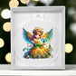 Cute Christmas Angel 011 - Acrylic Ornament