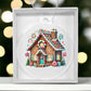 Christmas Gingerbread House 017 - Acrylic Ornament