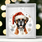 Christmas Dog - Boxer - Acrylic Ornament