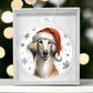 Christmas Dog - Sloughi - Acrylic Ornament