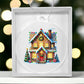 Christmas Gingerbread House 001 - Acrylic Ornament