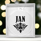 Jan v01 - Acrylic Ornament