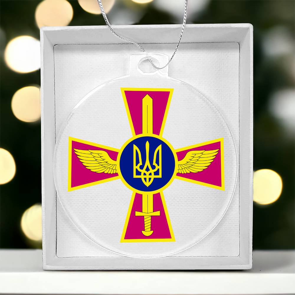 Ukrainian Air Force - Acrylic Ornament