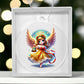 Cute Christmas Angel 013 - Acrylic Ornament