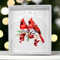 Christmas Cardinal 012 - Acrylic Ornament
