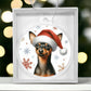 Christmas Dog - Miniature Pinscher - Acrylic Ornament