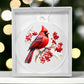 Christmas Cardinal 009 - Acrylic Ornament