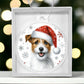 Christmas Dog - Jack Russell Terrier - Acrylic Ornament