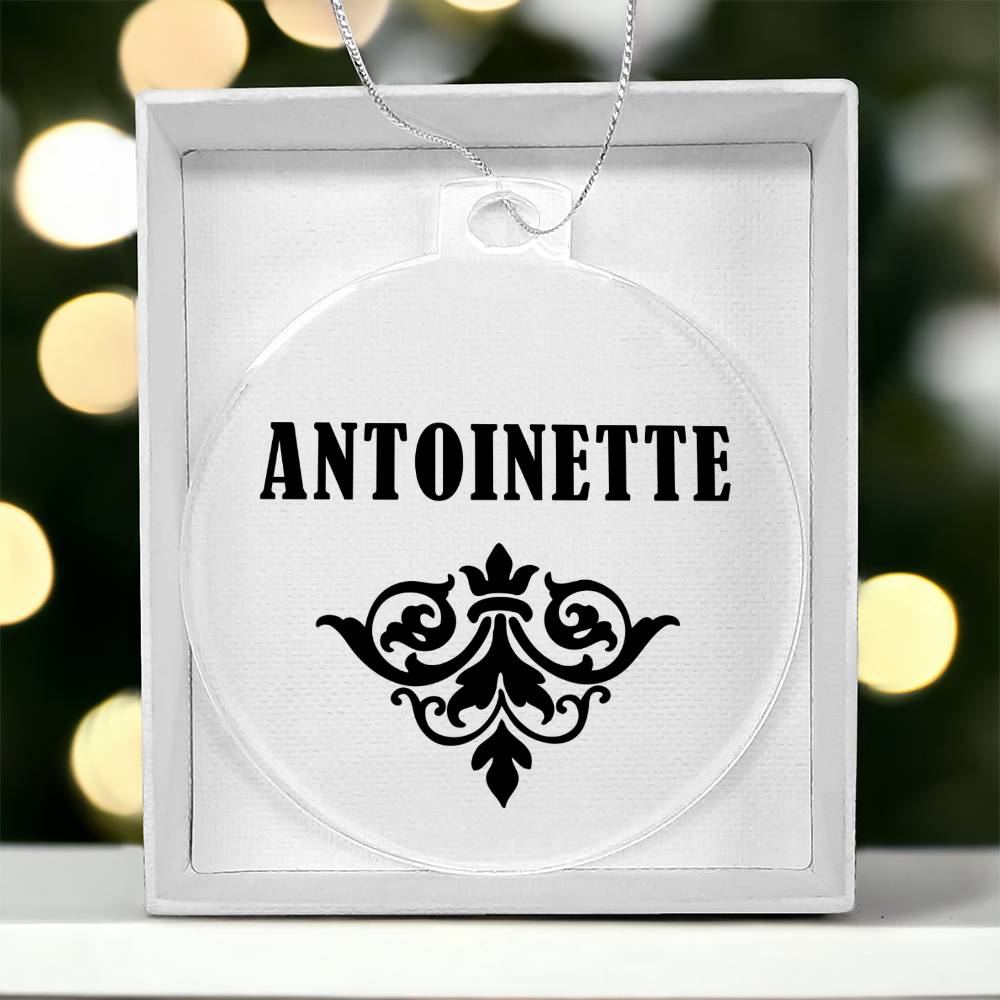Antoinette v01 - Acrylic Ornament