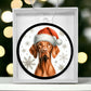 Christmas Dog - Vizsla - Acrylic Ornament