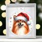 Christmas Dog - Finnish Spitz - Acrylic Ornament