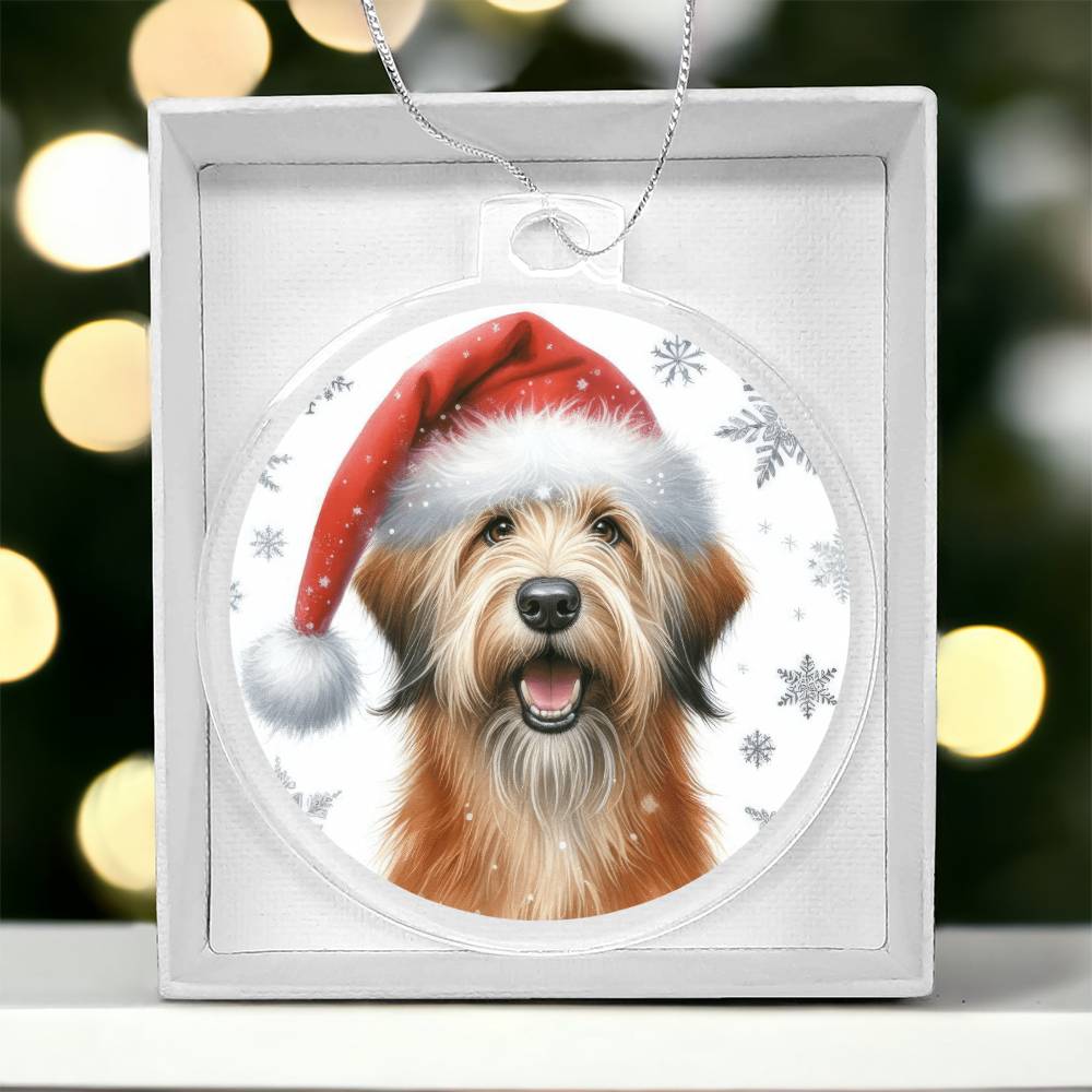 Christmas Dog - Otterhound - Acrylic Ornament