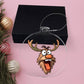 Funny Reindeer Face 10 - Acrylic Ornament
