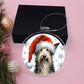 Christmas Dog - Scottish Deerhound - Acrylic Ornament