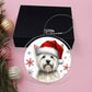 Christmas Dog - West Highland White Terrier - Acrylic Ornament
