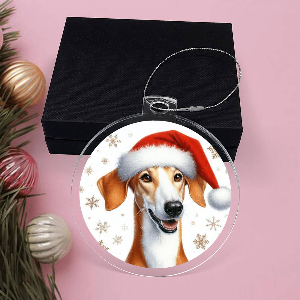 Christmas Dog - Ibizan Hound - Acrylic Ornament