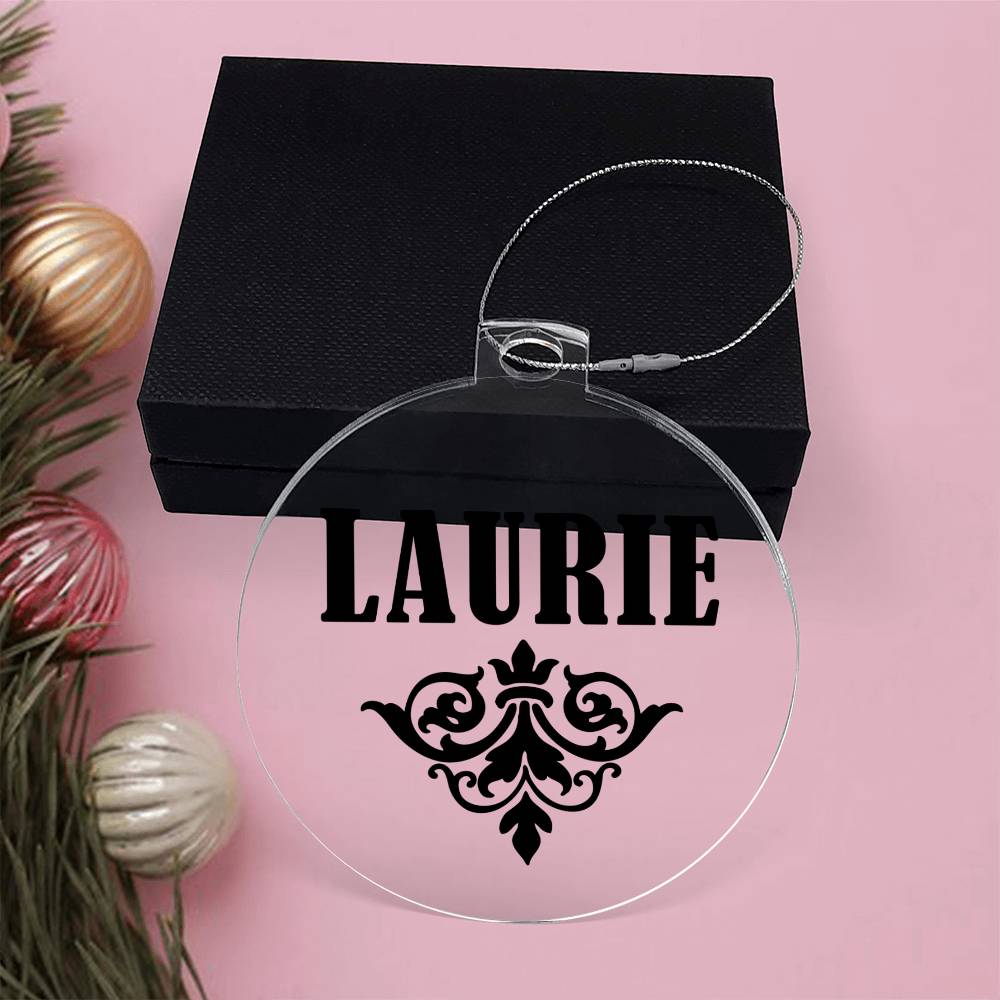 Laurie v01 - Acrylic Ornament