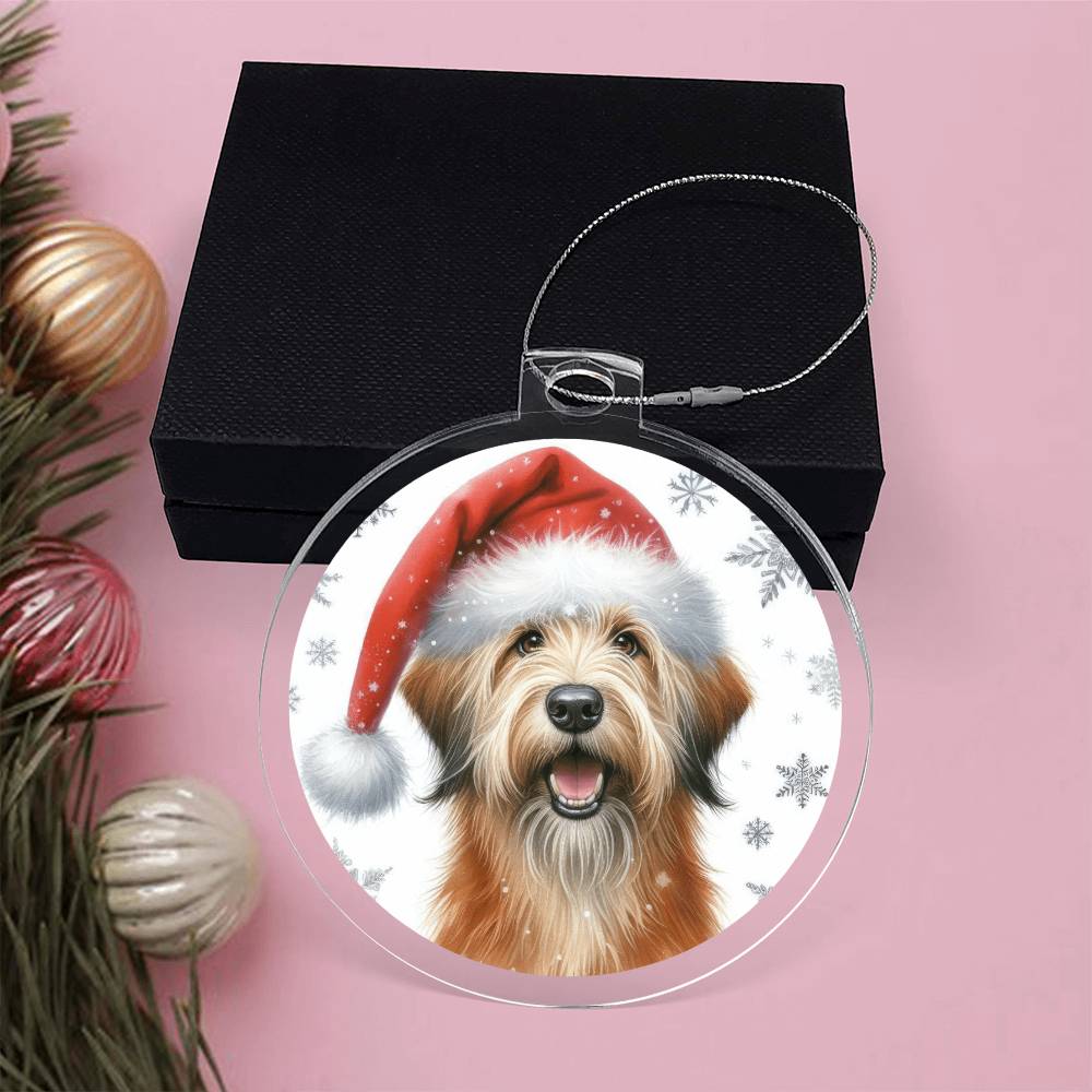Christmas Dog - Otterhound - Acrylic Ornament