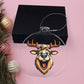 Funny Reindeer Face 01 - Acrylic Ornament