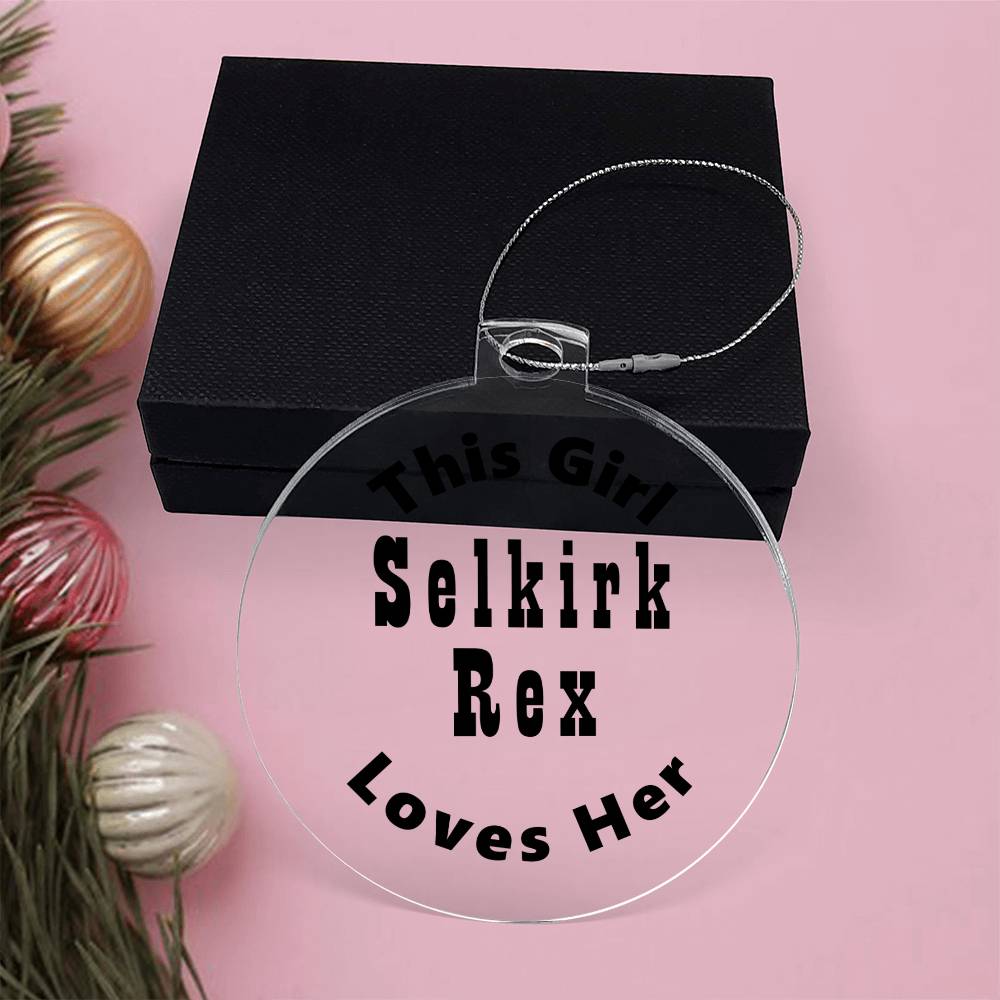 Selkirk Rex - Acrylic Ornament