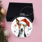Christmas Dog - Smooth Fox Terrier - Acrylic Ornament