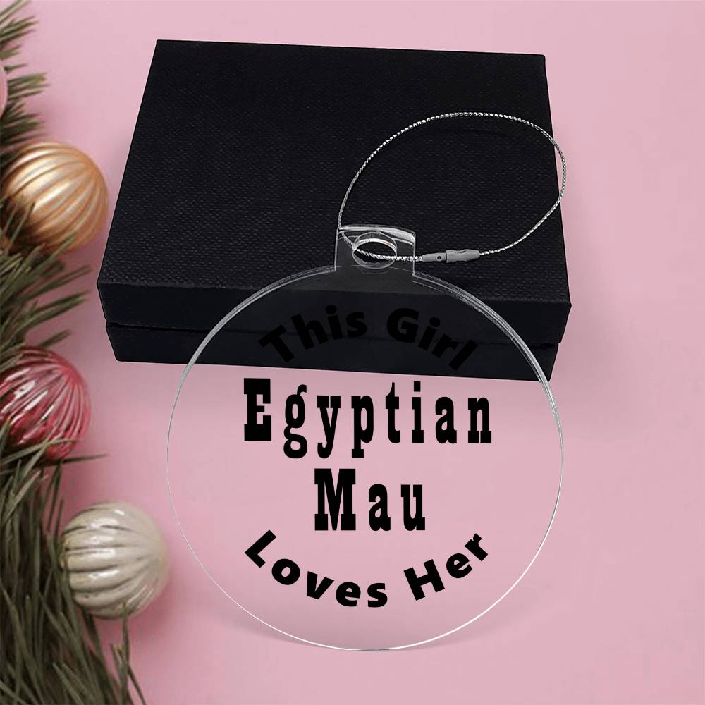 Egyptian Mau - Acrylic Ornament