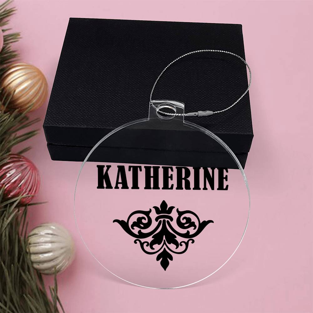 Katherine v01 - Acrylic Ornament