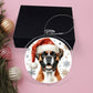 Christmas Dog - Boxer - Acrylic Ornament