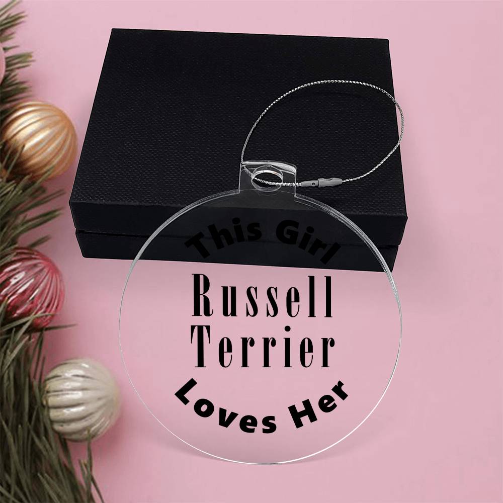 Russell Terrier - Acrylic Ornament