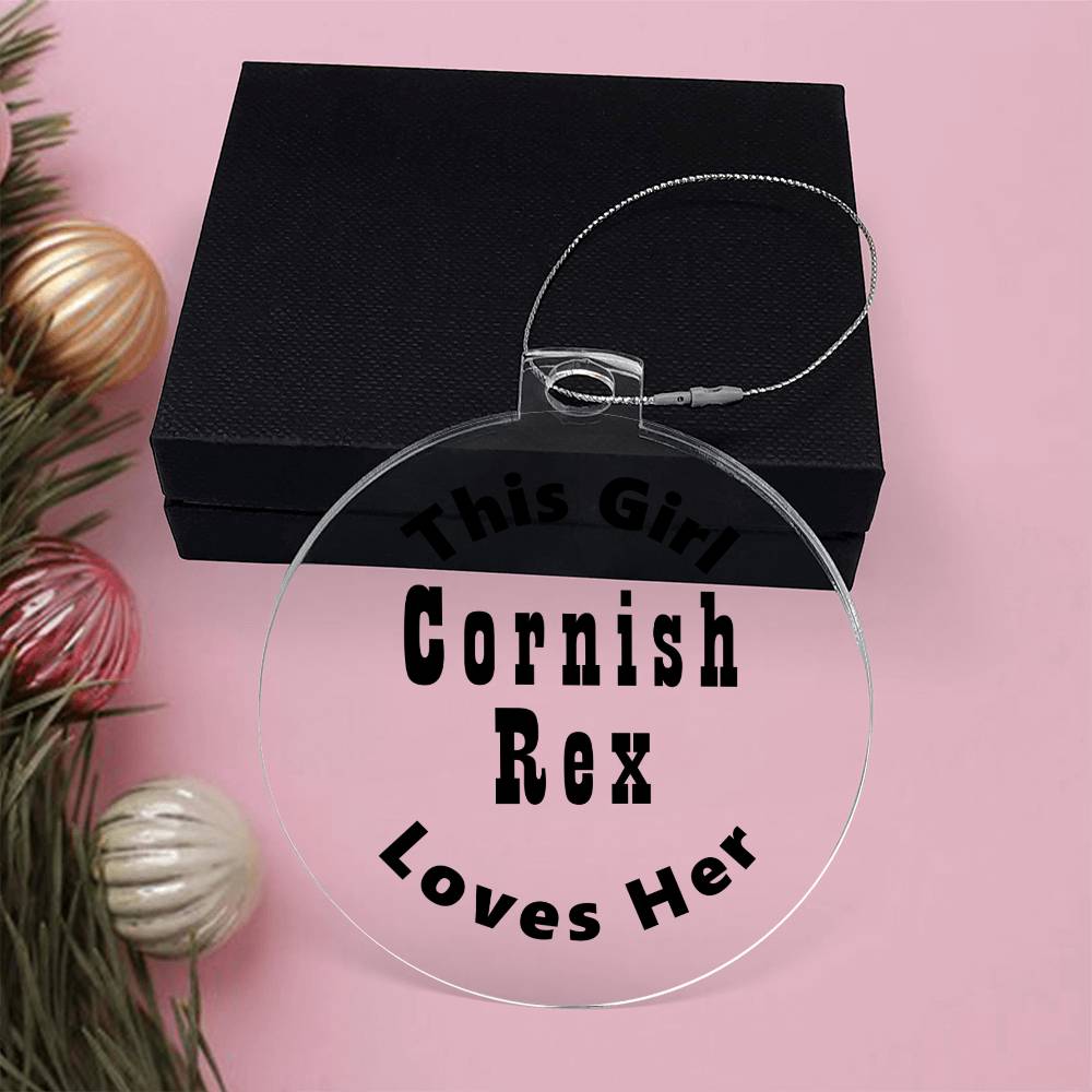 Cornish Rex - Acrylic Ornament