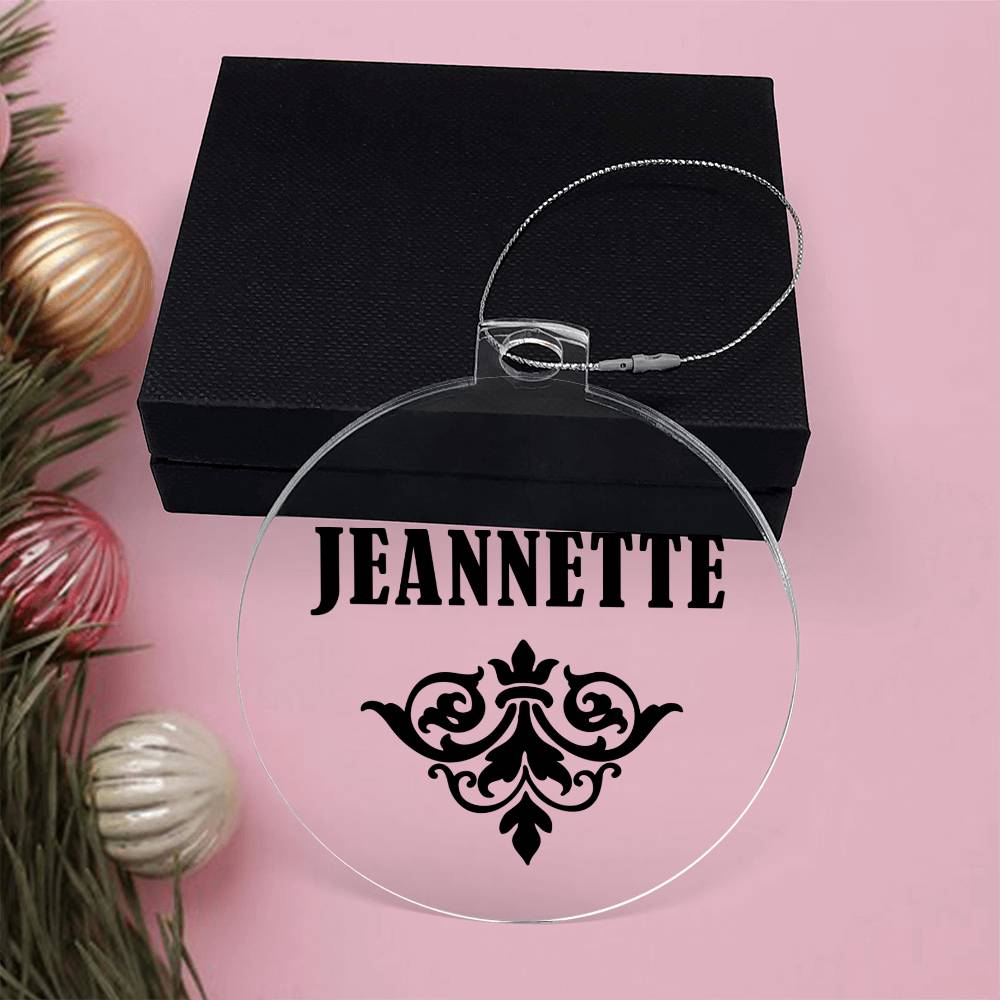 Jeannette v01 - Acrylic Ornament