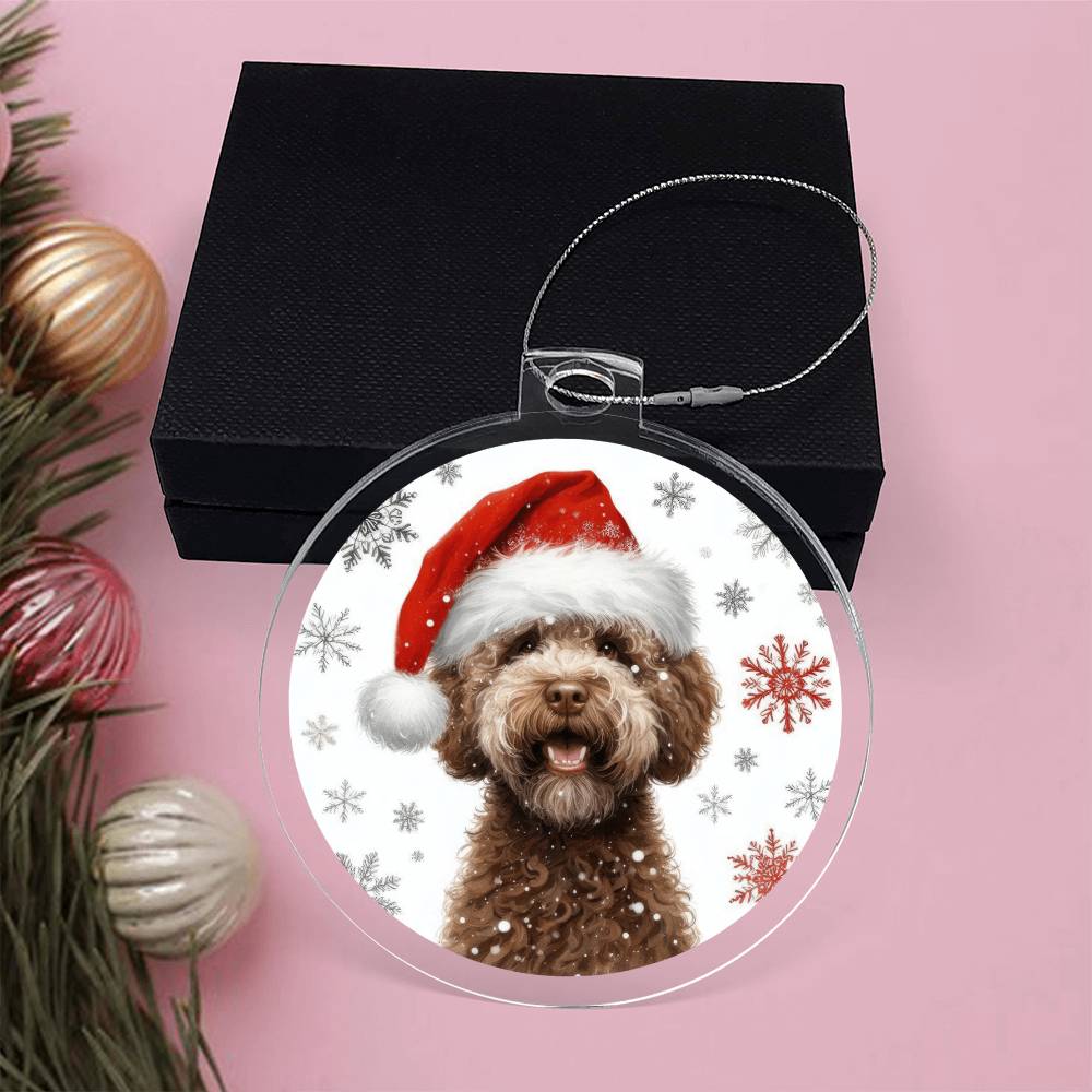 Christmas Dog - Lagotto Romagnolo - Acrylic Ornament