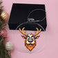 Funny Reindeer Face 16 - Acrylic Ornament