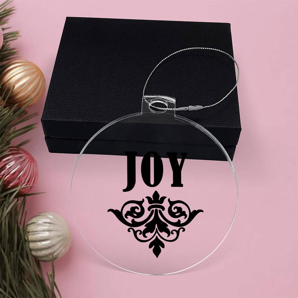 Joy v01 - Acrylic Ornament