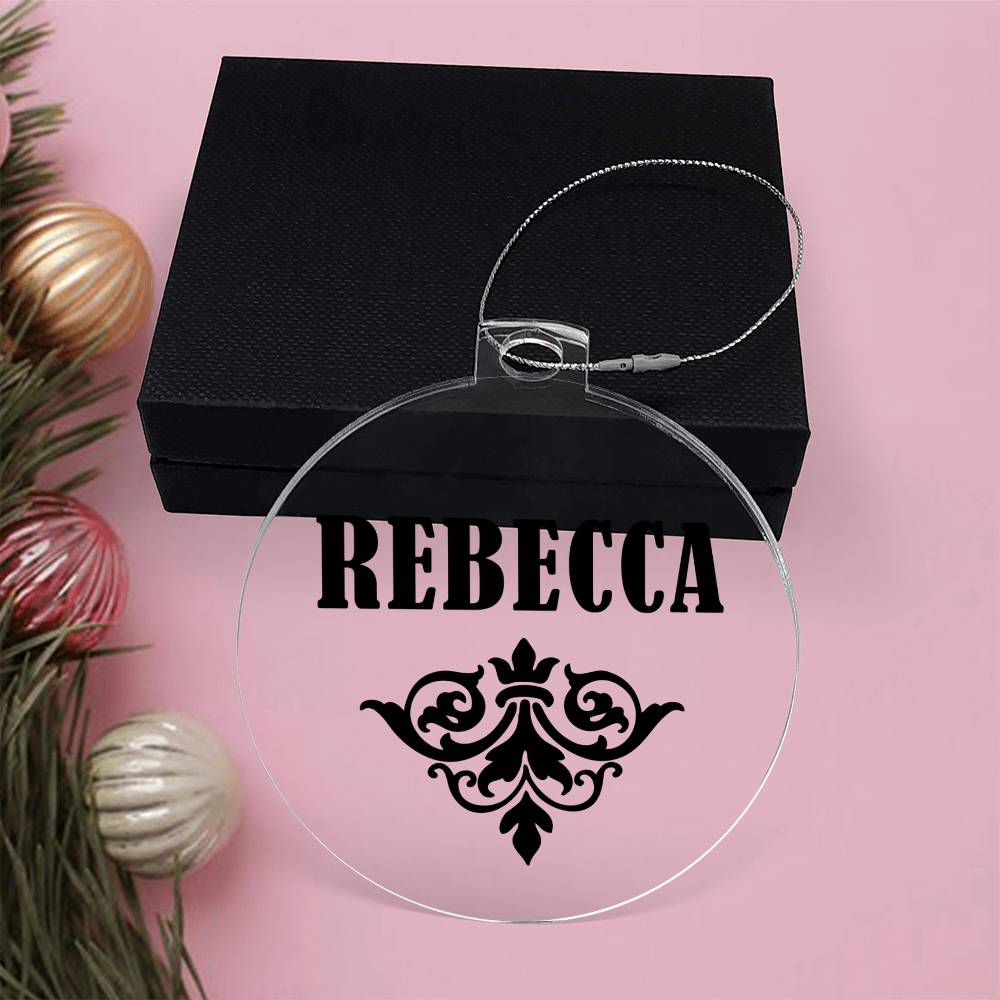 Rebecca v01 - Acrylic Ornament