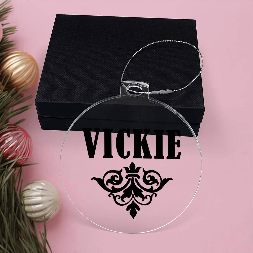 Vickie v01 - Acrylic Ornament