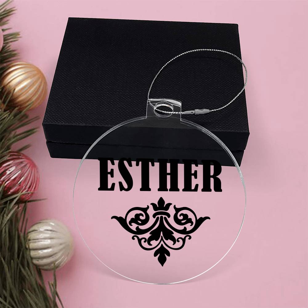 Esther v01 - Acrylic Ornament