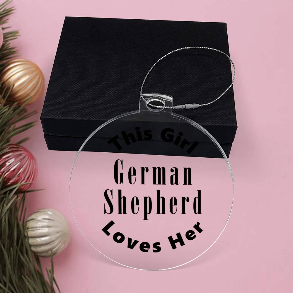 German Shepherd - Acrylic Ornament