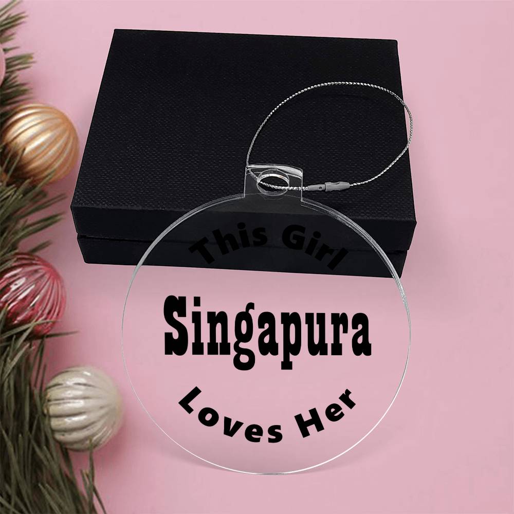 Singapura - Acrylic Ornament