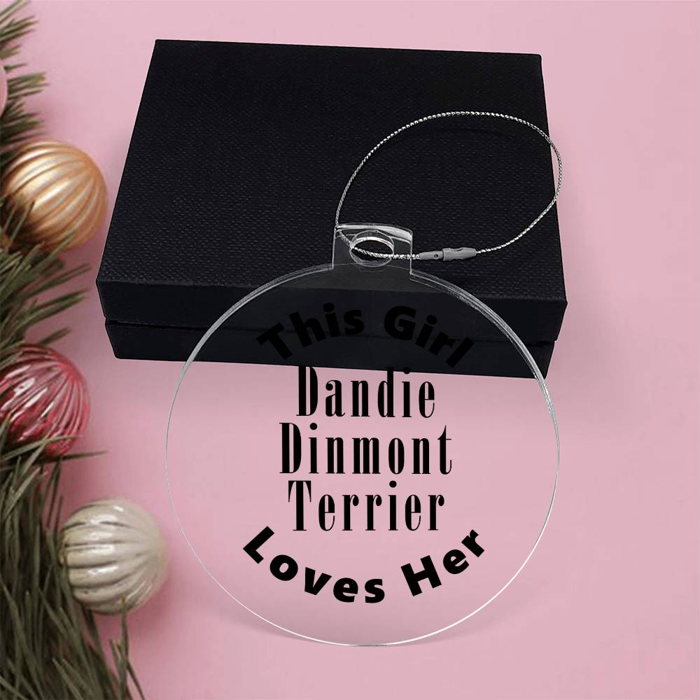Dandie Dinmont Terrier - Acrylic Ornament