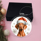Christmas Dog - Vizsla - Acrylic Ornament