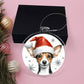 Christmas Dog - Rat Terrier - Acrylic Ornament